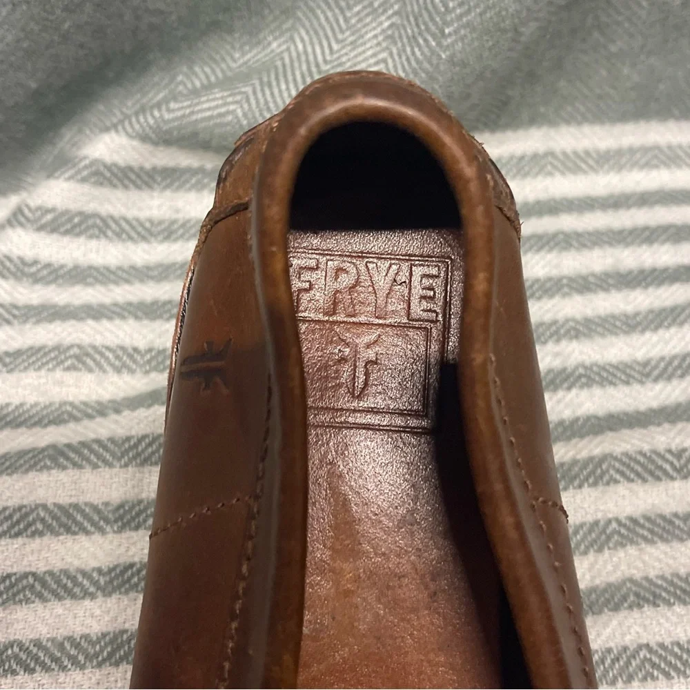 Frye “Whisky” Brown Slip on Dress Shoes Size‎ 8